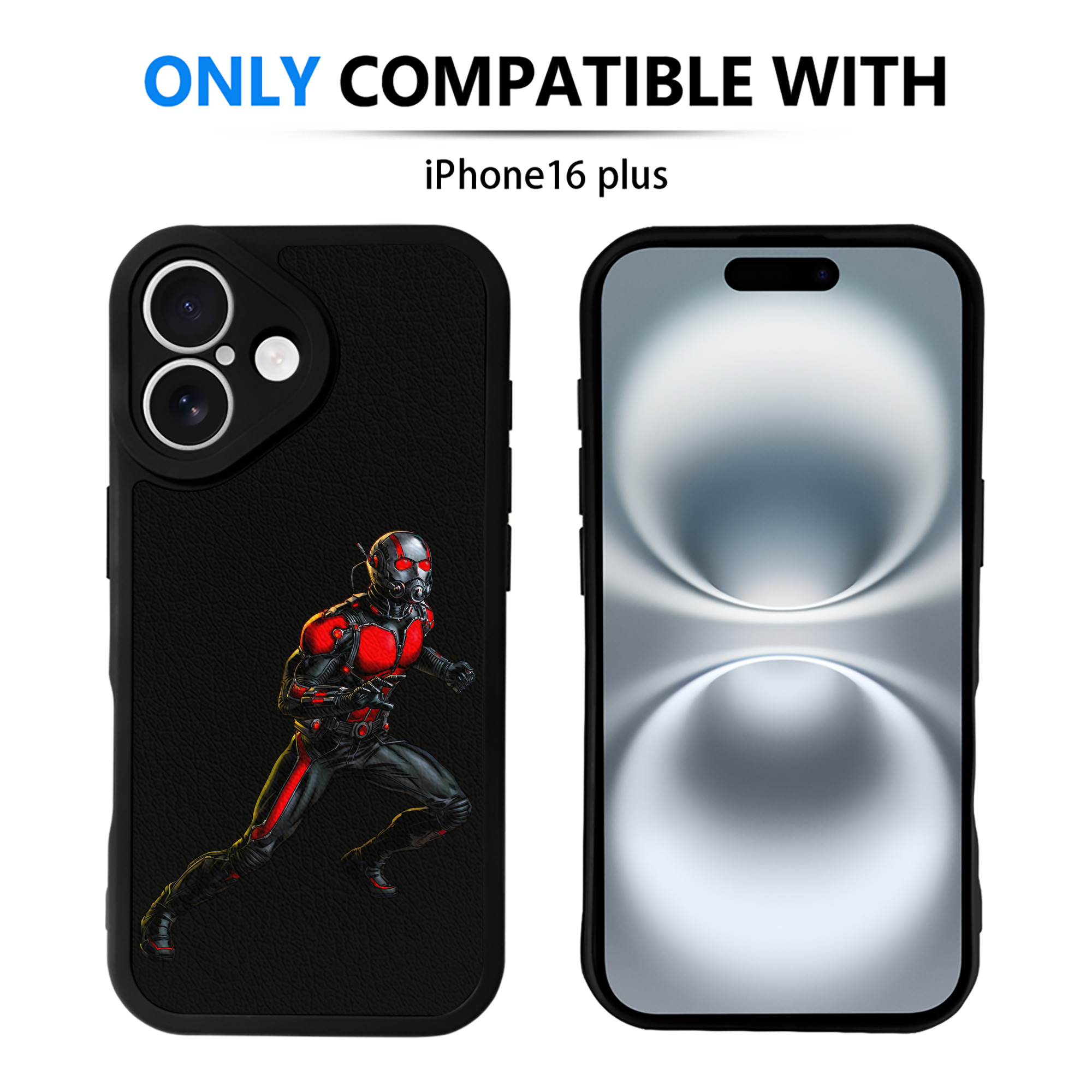 （画像用） アベンジャーズ The Avengers 【iPhone 16シリーズ対応】シリコンスマホケース（レザー調） 材質：シリコン